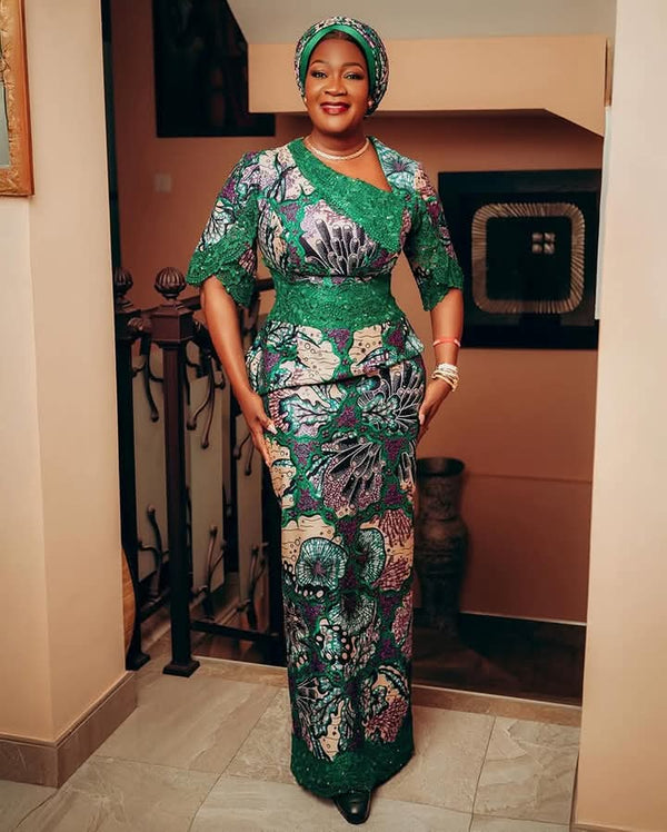 African Print skirt and blouse