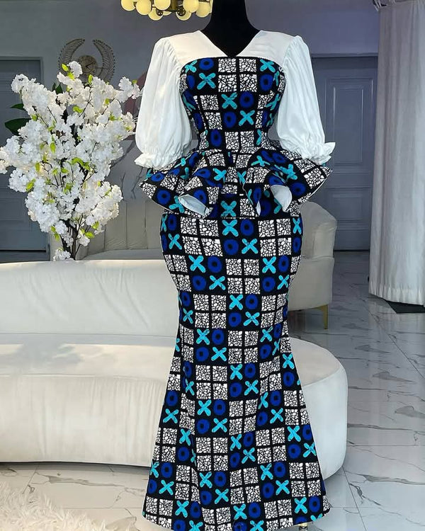 African Print skirt and blouse