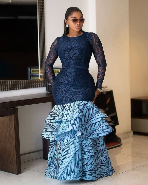 Ankara mermaid dress