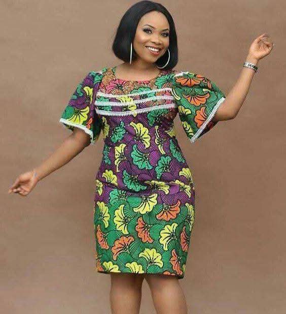 Women Ankara Short Dress
