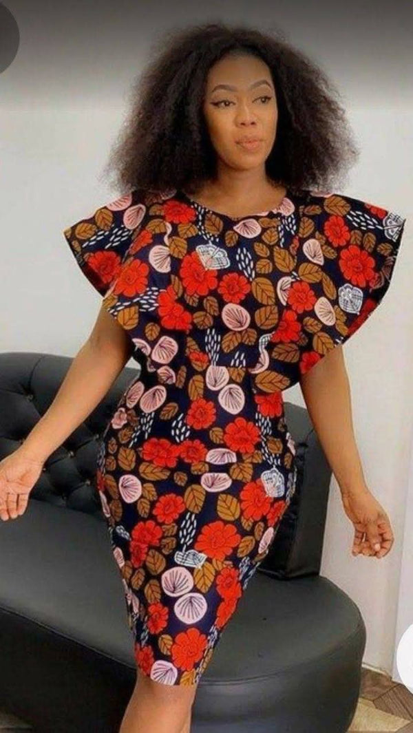 Women Ankara Short Dress