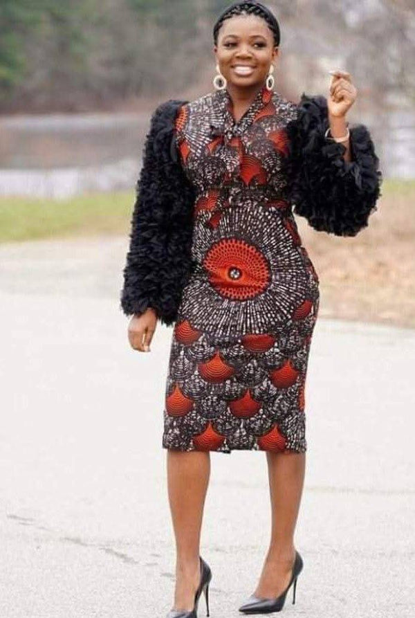 Women Ankara Short Dress