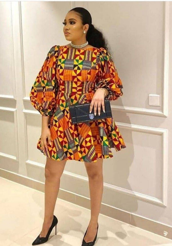 Women Ankara Short Dress