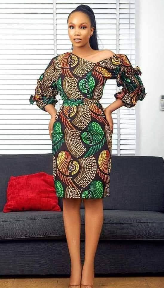 Women Ankara Short Dress
