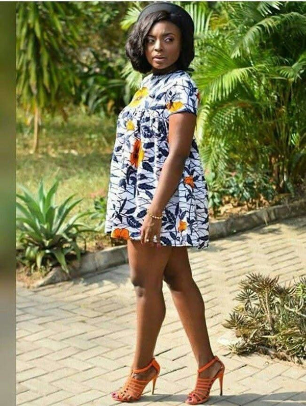 Women Ankara Short Dress
