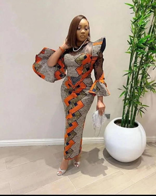 African Print Party Dresses