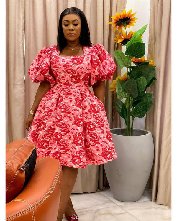 Women Ankara Short Dress