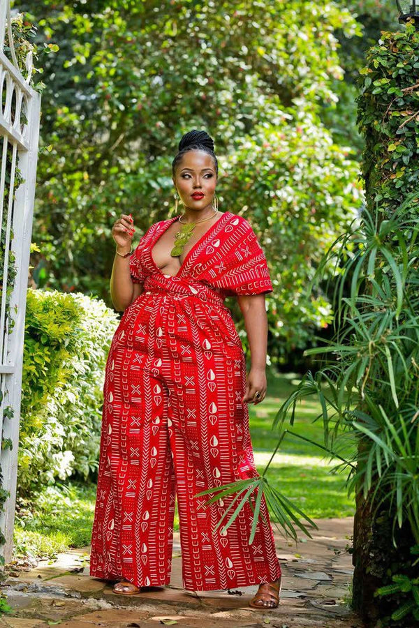 African Print women Jumpsuit