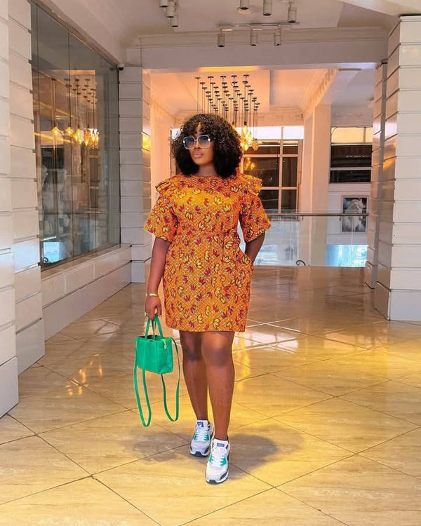 Women Ankara Short Dress