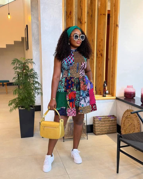 Women Ankara Short Dress