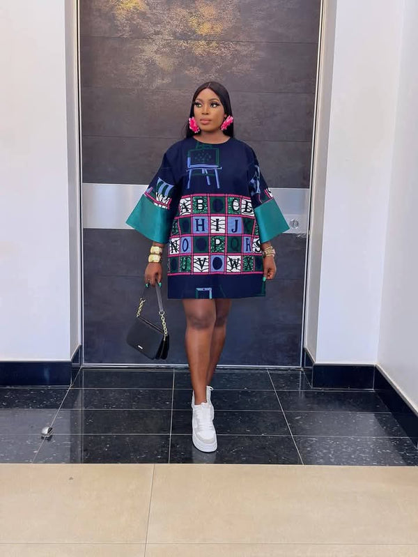Women Ankara Short Dress