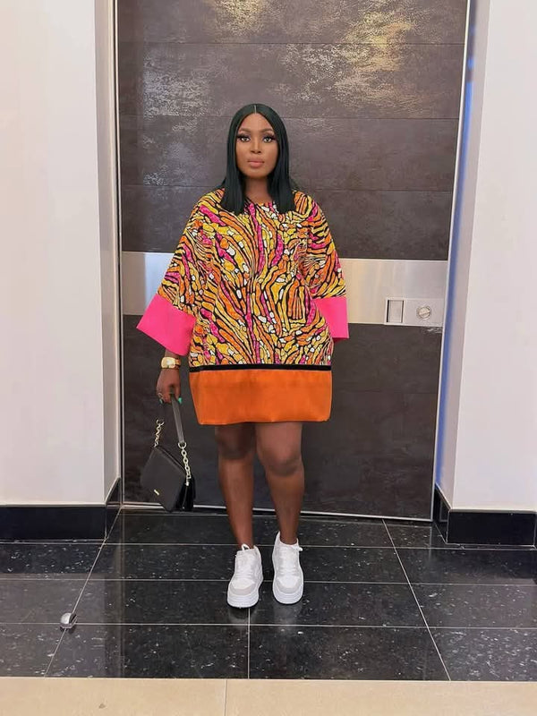 Women Ankara Short Dress