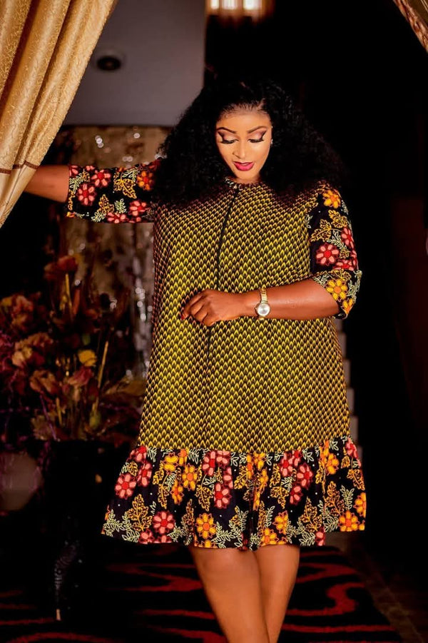 Women Ankara Short Dress