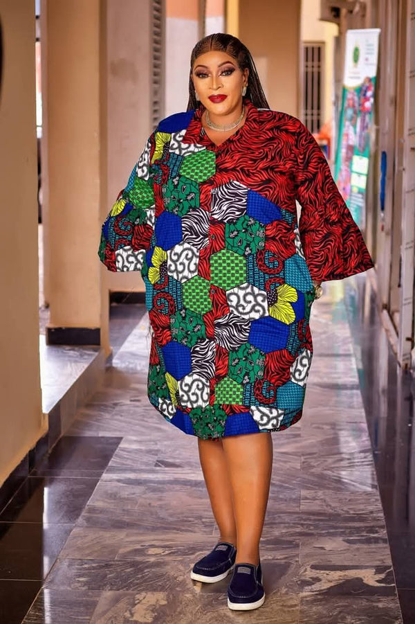 Women Ankara Short Dress