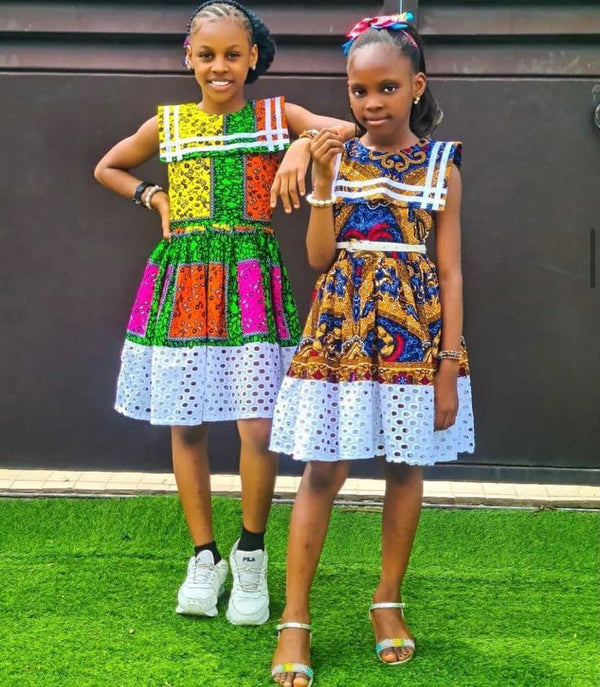 African print dress for girls