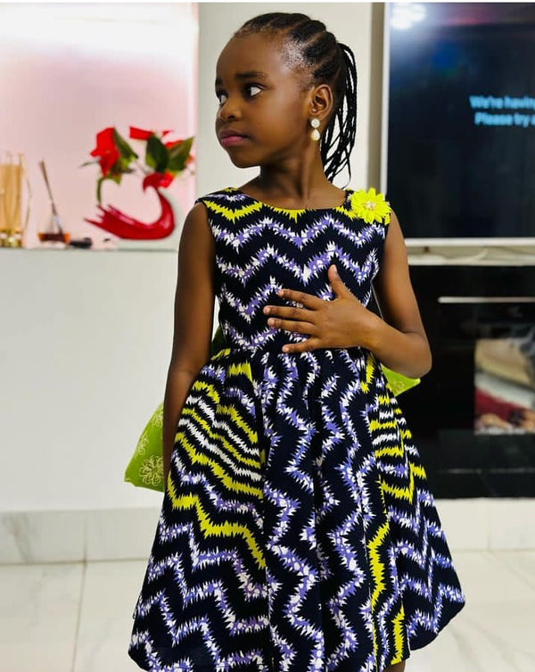 African print dress for girls