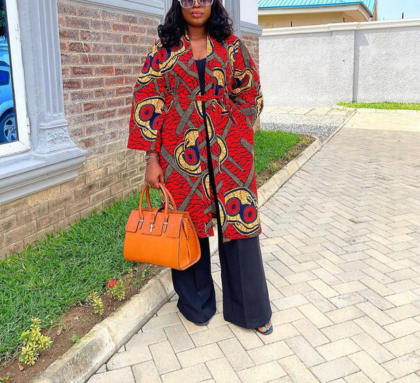 African Print Kimono