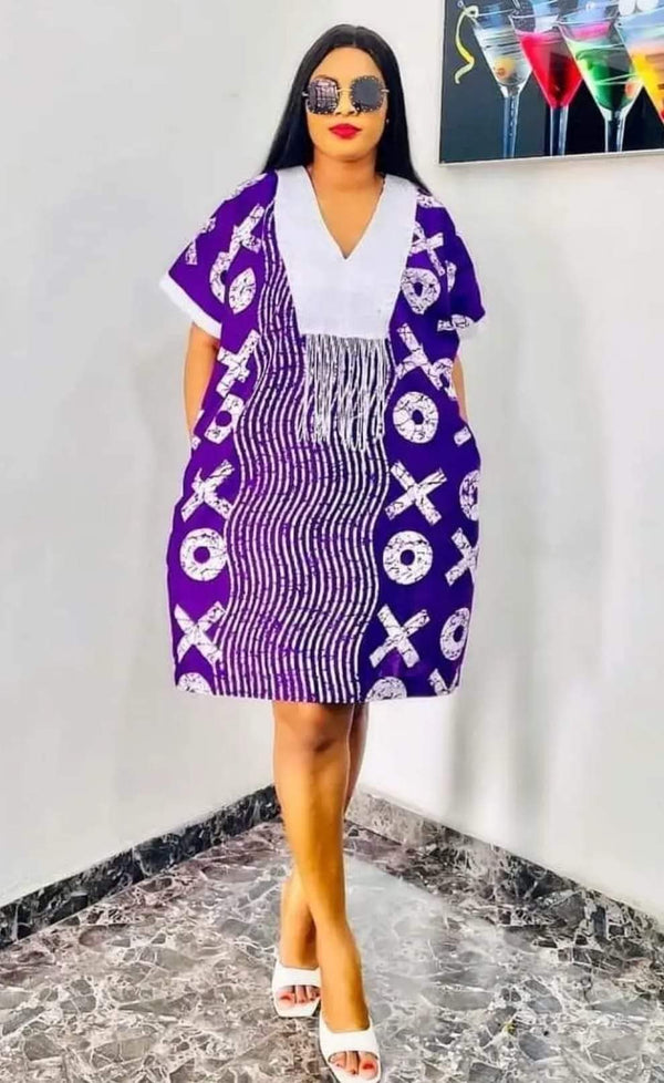 Women African Print Ankara Dress