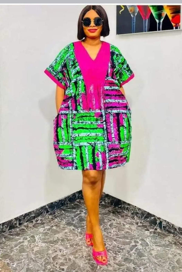 Women African Print Ankara Dress