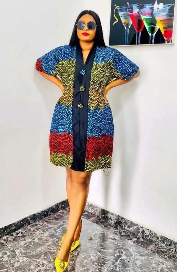 Women African Print Ankara Dress