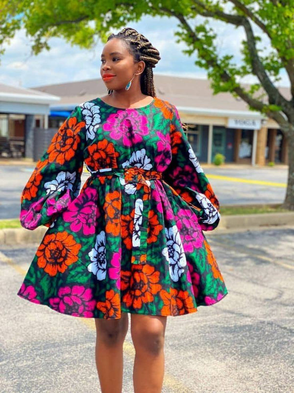 Women Ankara Short Dress