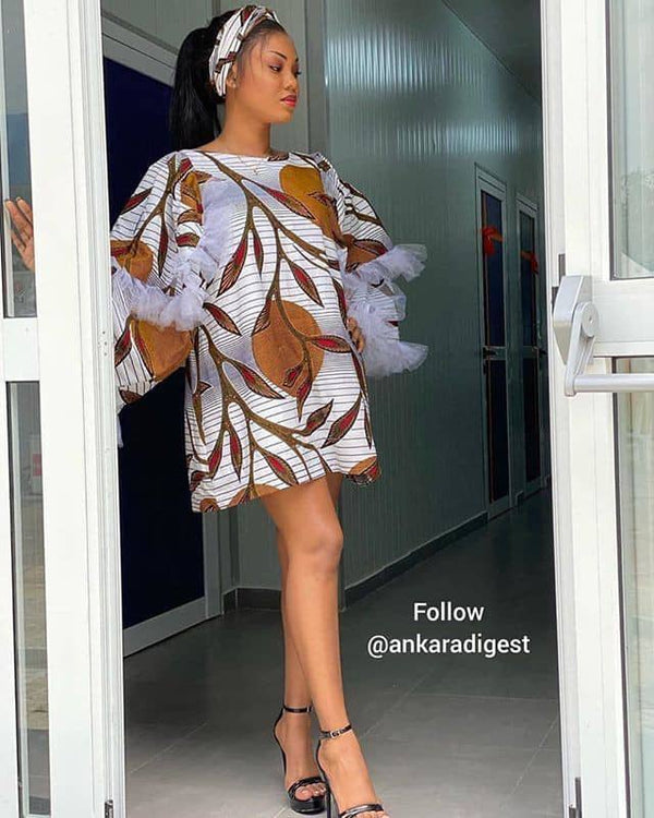 Women Ankara Short Dress