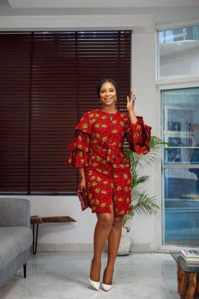 Women African Print Ankara Dress