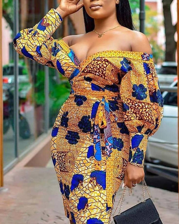 Women African Print Ankara Dress