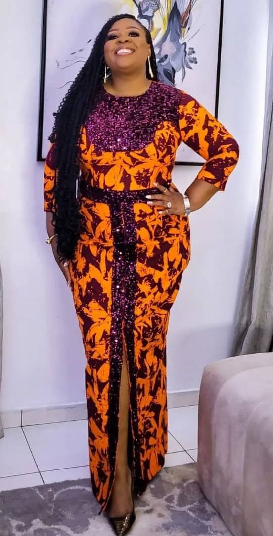 Africa Print Ankara Maxi Dress