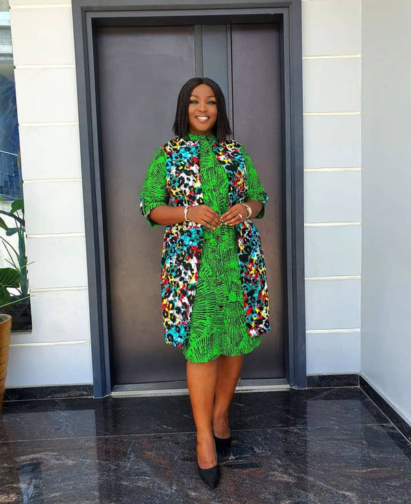 Africa Print Ankara Maxi Dress