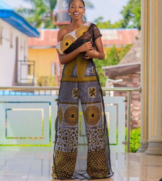 Women Palazzo Pant and Top – TJ African Print Dresses