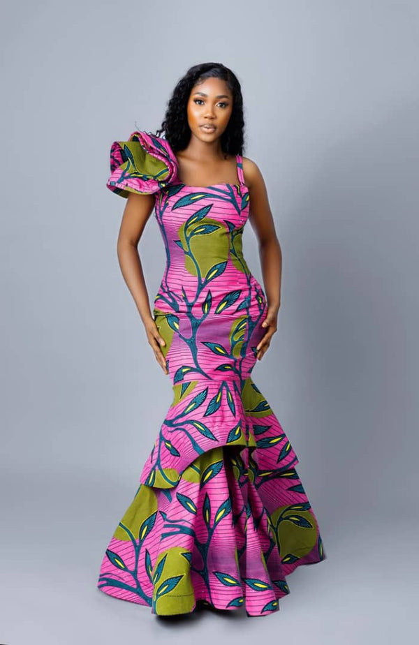 Ankara mermaid dress