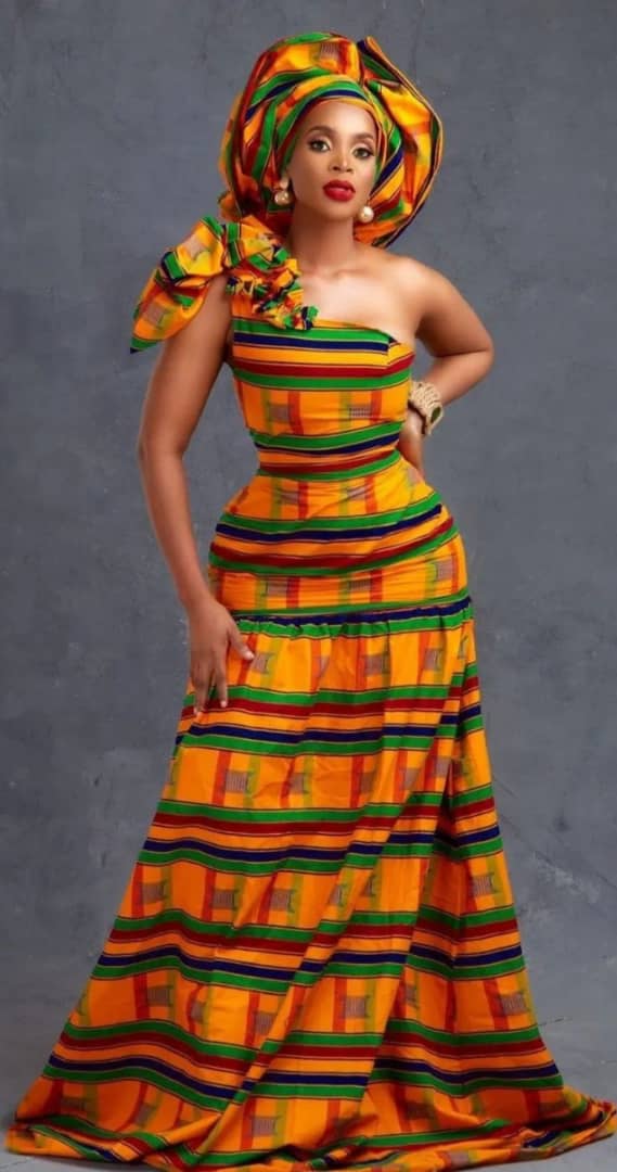 Africa Print Ankara Maxi Dress