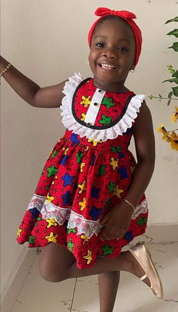 African print dress for girls