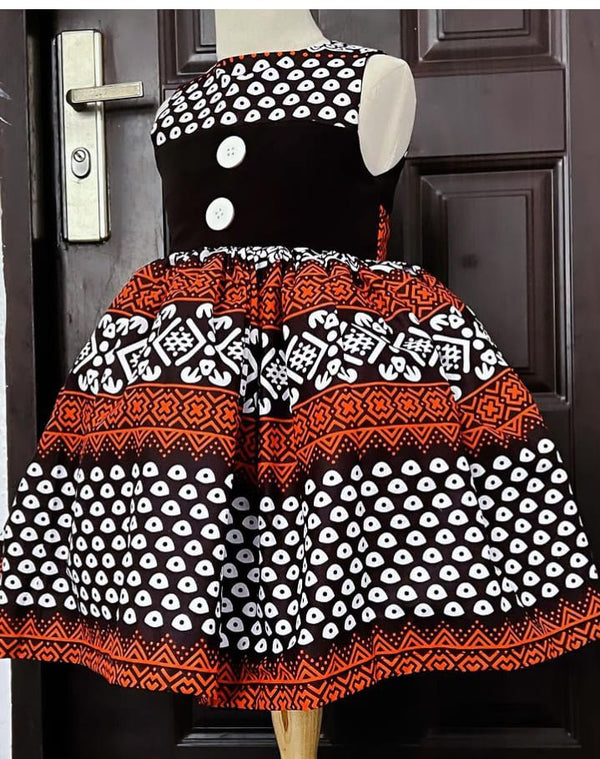 African print dress for girls