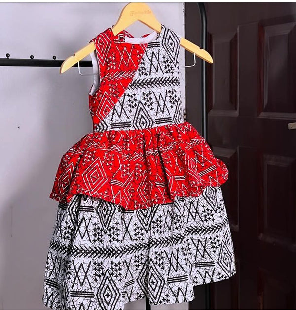 African print dress for girls