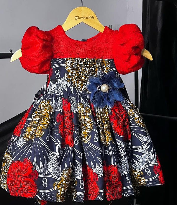 African print dress for girls