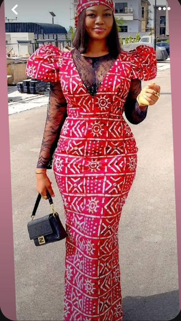 Africa Print Ankara Maxi Dress