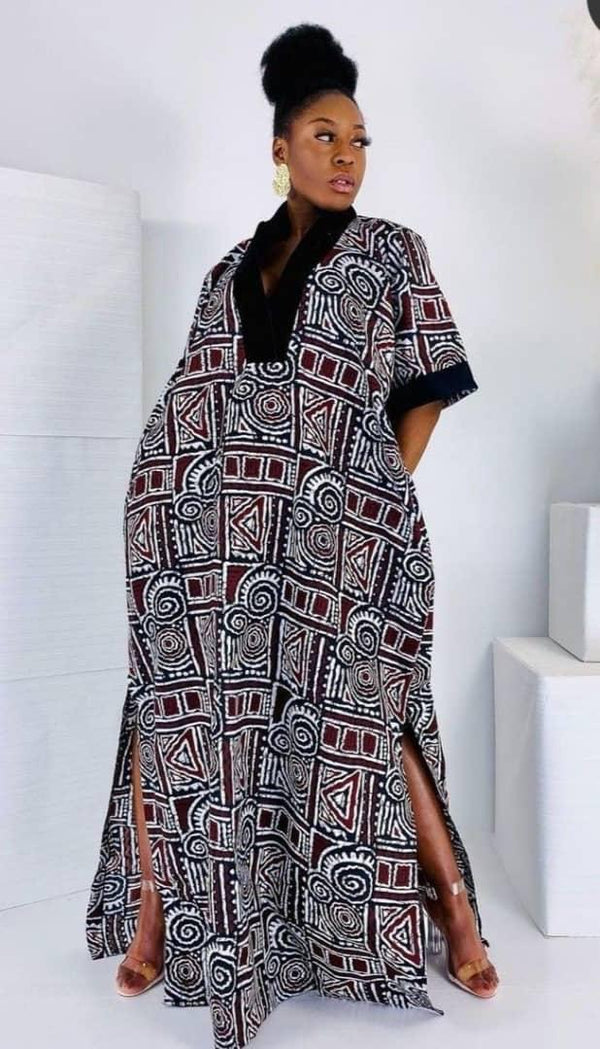 Africa Print Ankara Maxi Dress