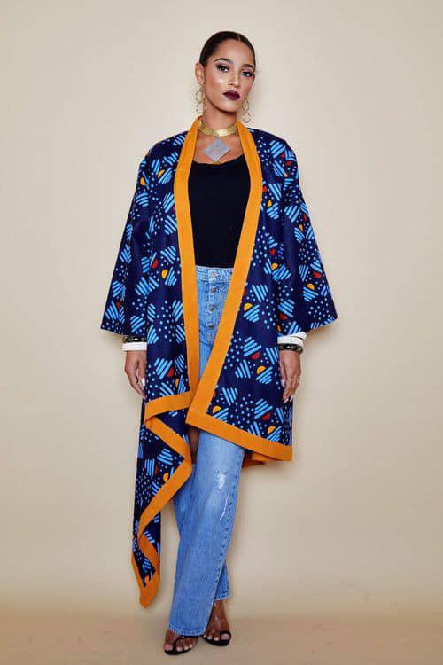 African Print Kimono