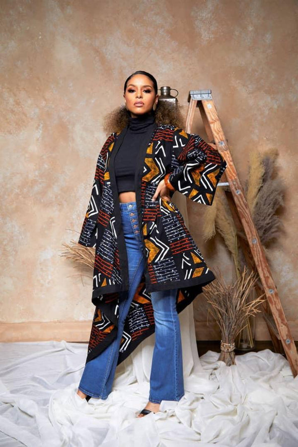 African Print Kimono