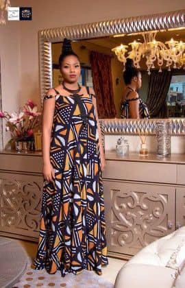 Africa Print Ankara Maxi Dress