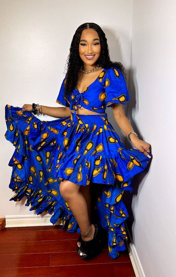 Africa Print Ankara party dress