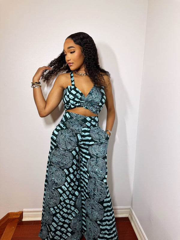 African Print women Jumpsuit