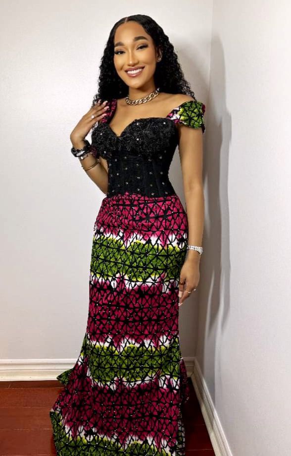 Ankara mermaid dress