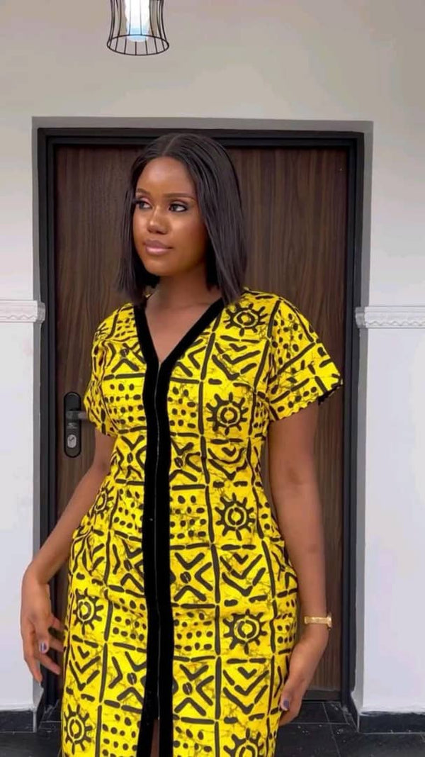 Africa Print Ankara Dress