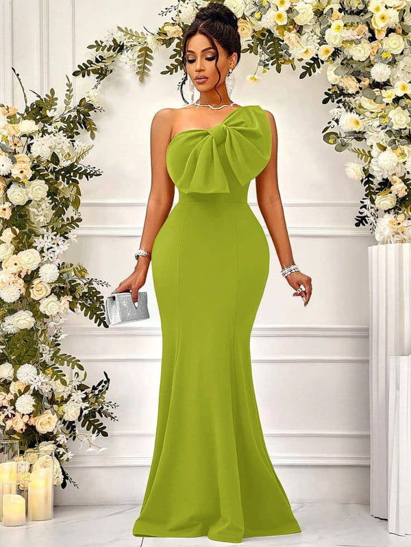 Lemon green party Dress