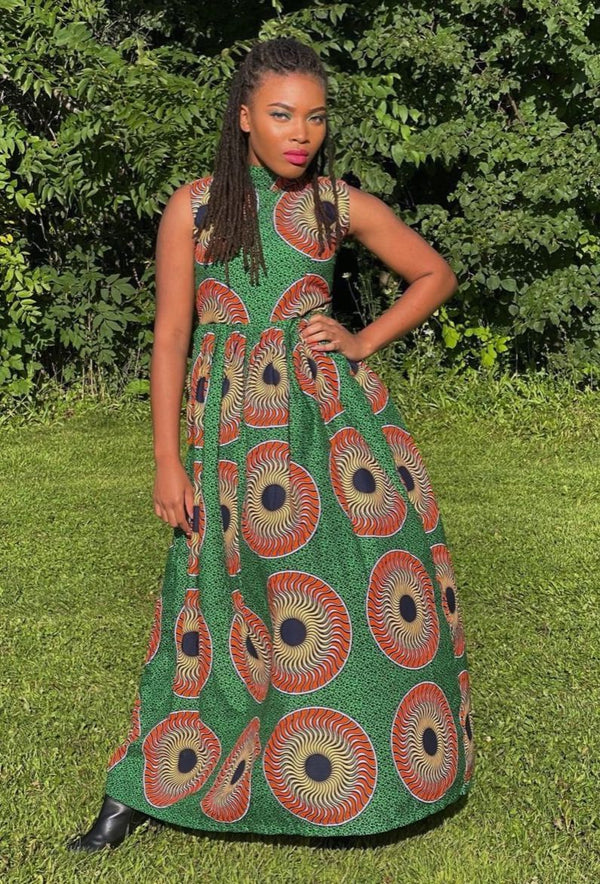 Women Ankara party Dress