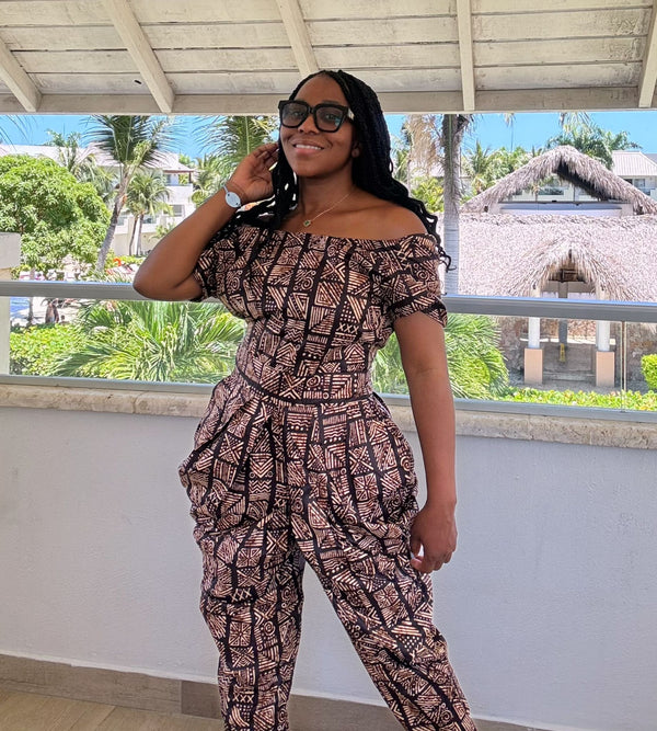 African Print women Jumpsuit