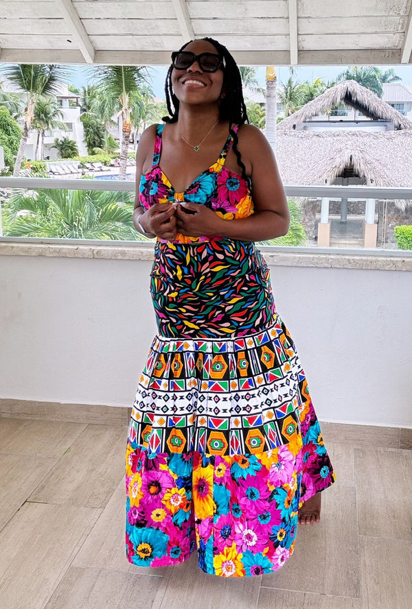 Women Ankara party Dress